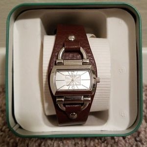 Fossil Brown leather watch
